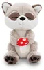 Nici Waschbär Pilz Teddybär 12 Cm   Kinder  One Size Produktbild-Vorschau 1