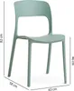 4er-Set stapelbare Stühle aus Polypropylen mit Glasfasern Produktbild-Vorschau 6