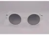 Exklusive Damen Sonnenbrille - Weiß, Runde Gläser, Produktbild-Vorschau 7