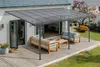Terrassenüberdachung Carport KLEO 500L300 Aluminium Grau Produktbild-Vorschau 1