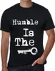 Herren Grafik T-Shirt Bescheidenheit ist der Schlüssel – Produktbild-Vorschau 1