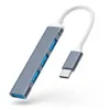 USB C Hub mit 4 USB 3.0 Anschlüssen – Datenhub für Laptop Produktbild-Vorschau 1