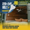 Ventilateur de plafond mobile blanc, Ø40cm ( 5m de câble ), Voir les images du produit 5