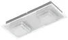 Briloner LED- Wand-/ Deckenleuchte 2-flg. alu-chrom Produktbild-Vorschau 3