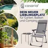 Casaria 2x Sedie da Giardino in Alluminio Pieghevoli Anteprima dell’immagine prodotto 2