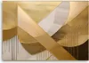 Obraz na plátně Geometrické tvary 3D 90x60 Feeby Zlatý Náhled obrázku produktu 3