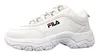 A white Fila sneaker is shown against a white background. Anteprima dell’immagine prodotto