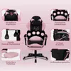 Puluomis Chaise de jeu avec repose-pieds, chaise de bureau Voir les images du produit 7