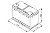 Bosch S5 A08 AGM Autobatterie Start-Stop 12V 70Ah 760A Produktbild-Vorschau 17