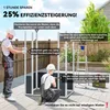 Outsunny Gerätehaus Gartenhaus mit Fenster Pultdach Outdoor Produktbild-Vorschau 4