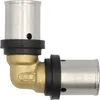 Pipetec Pressfitting Winkel 16x2 mm 90° TH Kontur Alu Produktbild-Vorschau 2