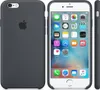Apple Case für iPhone 6 6S, Grau - Seidig - Silikon Produktbild-Vorschau 1