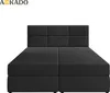 A studio shot of a bed with a headboard. Náhled obrázku produktu