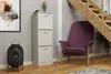 Schuhschrank - Schuhschrank Schmal - mit 3 Klappen - Weiß - Produktbild-Vorschau 4