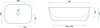 Technical drawings of a sink with dimensions. Anteprima dell’immagine prodotto