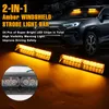 Lot de 2 feux de détresse LED orange – 48 LED, 26 modes de Voir les images du produit 2