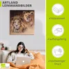 ARTland Leinwandbild Löwen Größe: 70x70 cm Produktbild-Vorschau 3