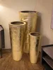3er Set Vasen Goldely verschiedene Größen Metall Gold_Natur24 Produktbild-Vorschau