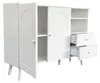 Credenza Merax con ante bombate, cassettiera con 2 cassetti Anteprima dell’immagine prodotto 9
