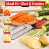 Edelstahl Gemüseschneider mit Doppelklinge, ideal für Kohl, Produktbild-Vorschau 7