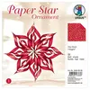 URSUS Designsterne Paper Stars "Ornament", rot Produktbild-Vorschau 1
