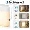 3 sztuki lampki nocnej LED z czujnikiem ruchu, zasilanej Podgląd zdjęcia produktu 6