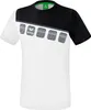 Erima 5-C T-Shirt Kinderen - Donkergrijs / Zwart / Wit  | Productafbeelding-voorbeeld 1