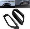 2pcs Auspuff -Heckrohrspitze Abdeckung Gloss Schwarzer Produktbild-Vorschau 5