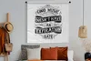 MuchoWow® Wandteppich Wandbehang Musik - Retro - Weiß Produktbild-Vorschau 5