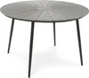 di volio Gartentisch Palermo ø 120 cm, rund - grau, Produktbild-Vorschau 2