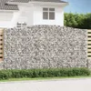 vidaXL Gabion s vysokým obloukem 400x30x220/240 cm Náhled obrázku produktu 2