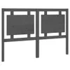 vidaXL Kopfteil Grau 145,5x4x100 cm Massivholz Kiefer Produktbild-Vorschau 1