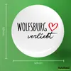 Huuraa Button Wolfsburg verliebt 59mm rund mit Produktbild-Vorschau 3
