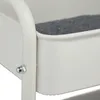 Carrello Relaxdays, 3 ripiani, carrello da servizio, Anteprima dell’immagine prodotto 6