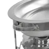 Chafing dish ovale in acciaio inox da 5 litri, Anteprima dell’immagine prodotto 6