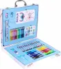 An open art supply case with various drawing and coloring tools. Náhľad obrázku produktu