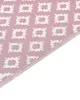 BELIANI Outdoor u. Indoor Teppich Rosa u. Weiß 120 x 180 cm Produktbild-Vorschau 3