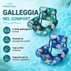 Set di due sdraio per piscina – POOLYRA, verde e blu Anteprima dell’immagine prodotto 2
