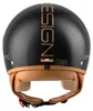 BEON Design Luxe Jethelm Scooterhelm mit Visier, M, Schwarz Produktbild-Vorschau 2