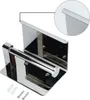 Intirilife Toilettenpapierhalter mit Ablage in SILBER – Produktbild-Vorschau 3