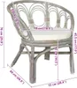 A chair with dimensions overlaid on the image. Voir les images du produit