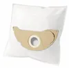A white vacuum cleaner bag with a brown cardboard adapter is shown against a white background. Náhled obrázku produktu