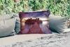 MuchoWow® Outdoor Kissen - Sonnenuntergang - Brücke - Bäume Produktbild-Vorschau 2