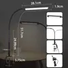 ZMH Lampe de bureau LED à intensité variable Klemmbar Noir Voir les images du produit 2