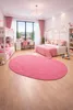 140x200 cm Pezzo di tappeto Eton rosa ovale Anteprima dell’immagine prodotto 2
