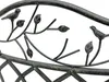 DanDiBo Gartenbank Wetterfest Halbrund aus Metall Braun Produktbild-Vorschau 4