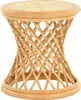 KRINES HOME Rattan Hocker gekreuzt (Honig) -  in DE Produktbild-Vorschau 1