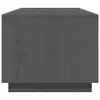 vidaXL Couchtisch Grau 100x50x41 cm Massivholz Kiefer Produktbild-Vorschau 5