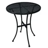Bolero runder Bistrotisch in schlankem Design Stahl schwarz Produktbild-Vorschau 1