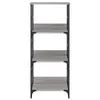 Libreria grigia Sonoma 50x33x117,5 cm in materiale ligneo Anteprima dell’immagine prodotto 4